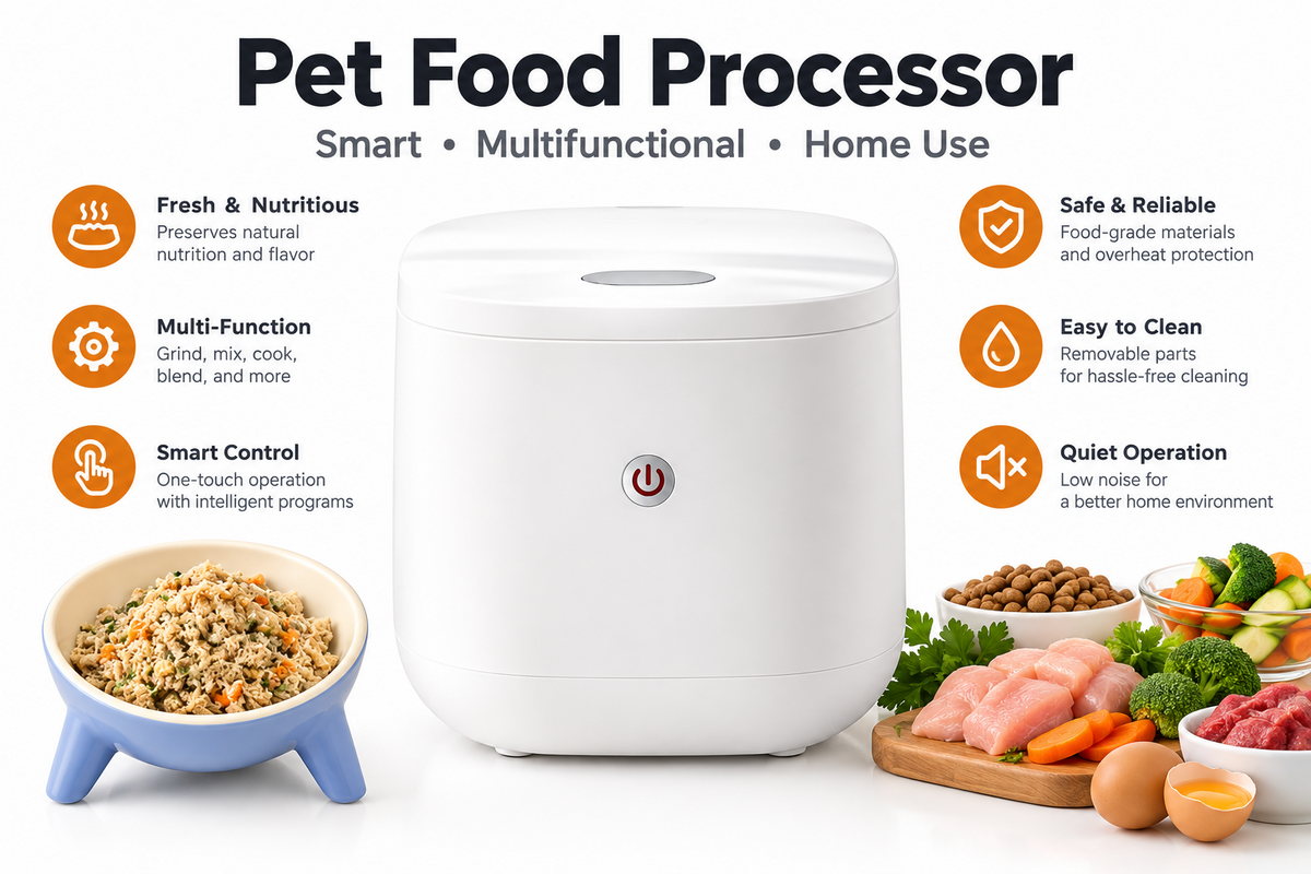 Smart Pet Food Processor for Homemade Dog & Cat Food