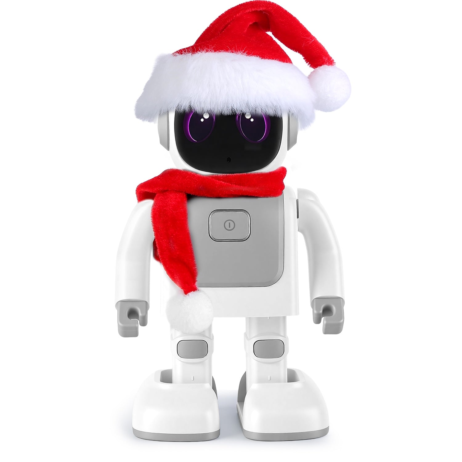 I YAN AI dancing robot toy with Bluetooth music playback and voice assistant features, showing the robot in a dynamic dance pose.