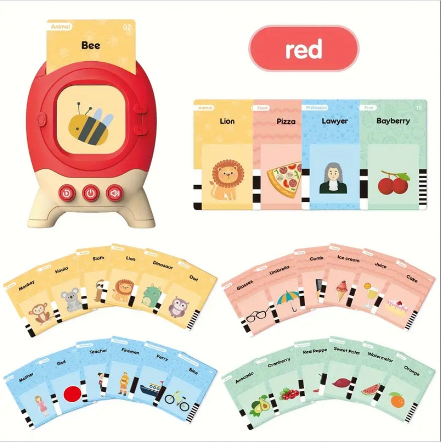 I YAN toddler talking flash cards for 1-6 year olds, autism sensory educational toys with sight words for early learning and speech therapy.