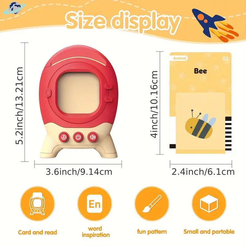 I YAN toddler talking flash cards with colorful images, designed for autism sensory learning and speech therapy for children ages 1-6.