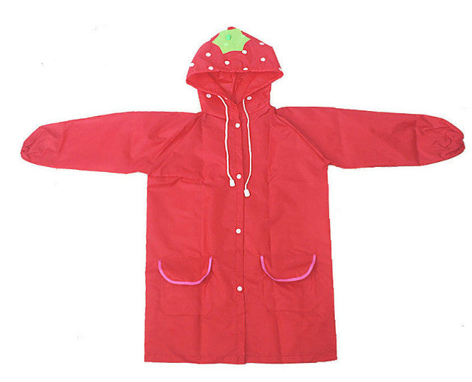 I YAN THC Thai Shop funny rain coat with colorful, playful design shown in the image.