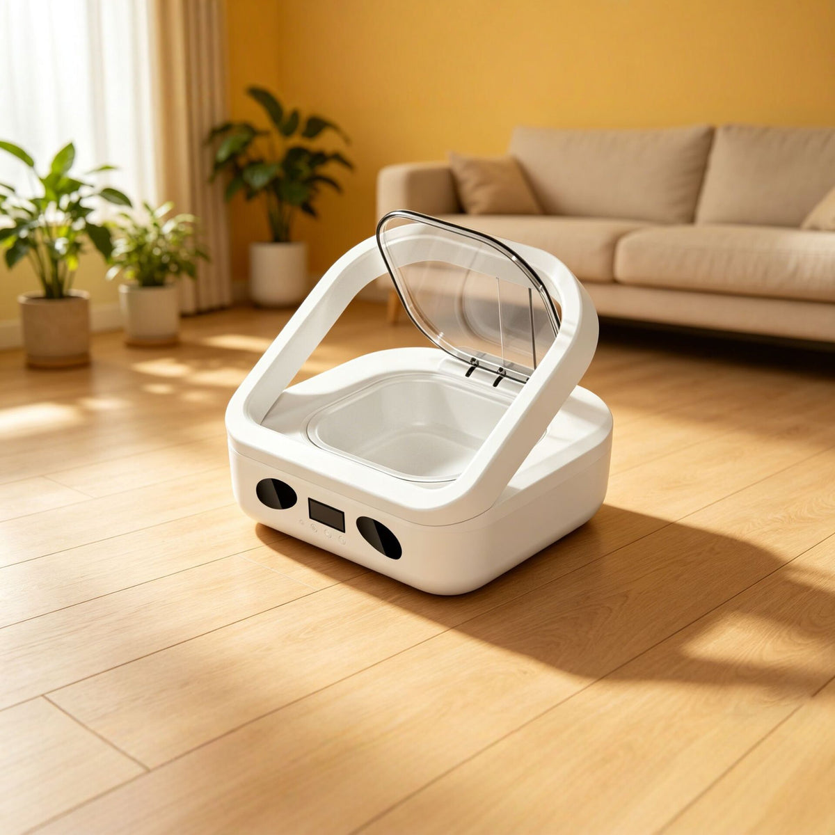 Smart Chip Multi-Pet Feeder – Personalized Timed Feeding, Dry/Wet Food Ready