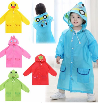 I YAN THC Thai Shop funny rain coat featuring colorful, playful design, lightweight waterproof outerwear for men and women.