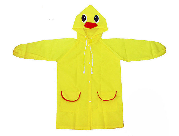 I YAN THC Thai Shop funny rain coat with colorful, playful design, lightweight waterproof fabric, and hood for rain protection.