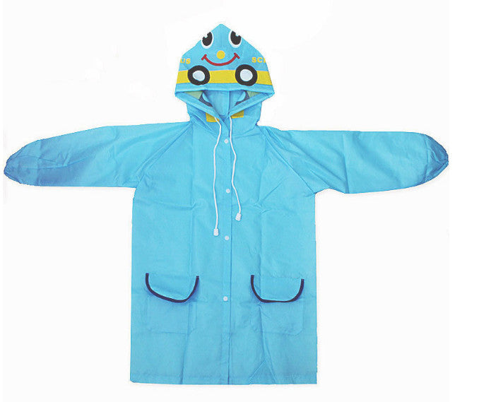 I YAN THC Thai Shop Funny rain coat featuring vibrant, playful design, waterproof material, perfect for rainy weather.