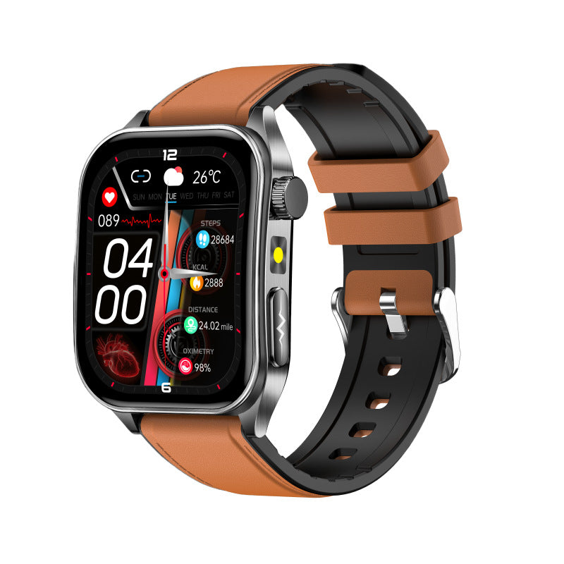 Dual-probe 650nm Laser Therapy HRV Bluetooth Calling Health Watch