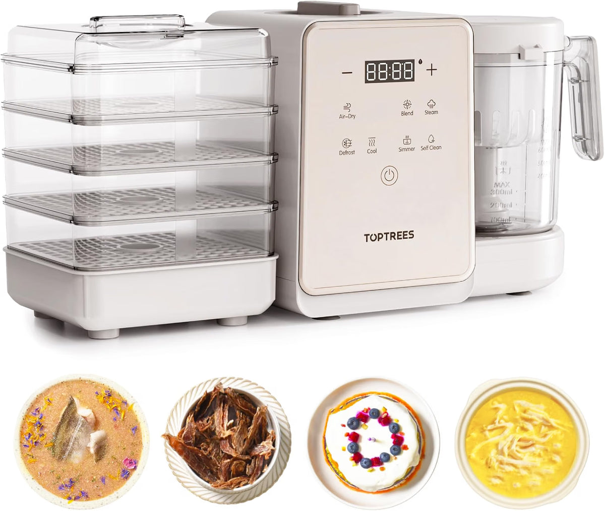 7-in-1 Smart Pet Food Processor | Homemade Fresh Food, Wet Food, Dry Treats & More for Dogs & Cats