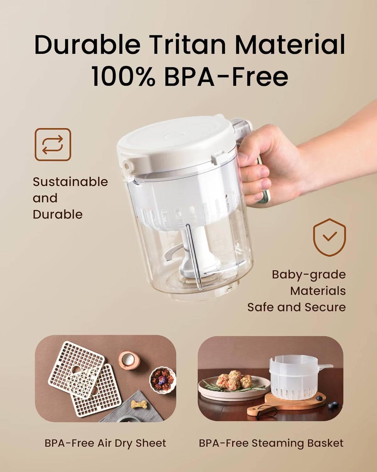 7-in-1 Smart Pet Food Processor | Homemade Fresh Food, Wet Food, Dry Treats & More for Dogs & Cats
