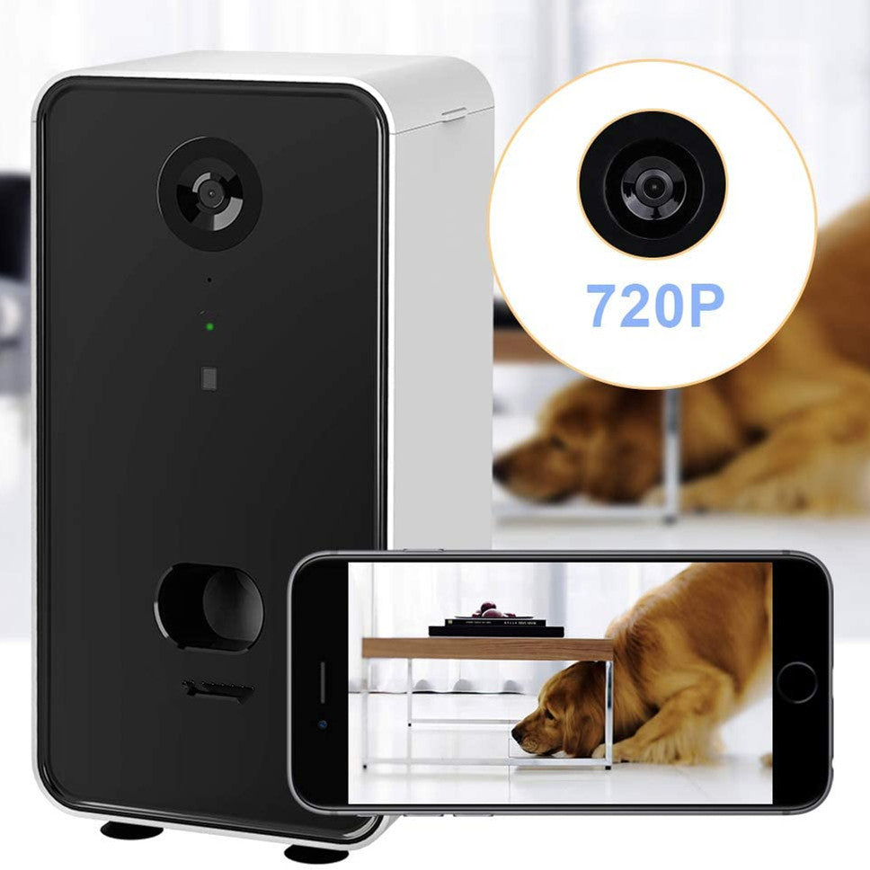 I YAN Smart WiFi Pet Feeder with app and Alexa control, 0.5L auto food dispenser for cats and dogs.