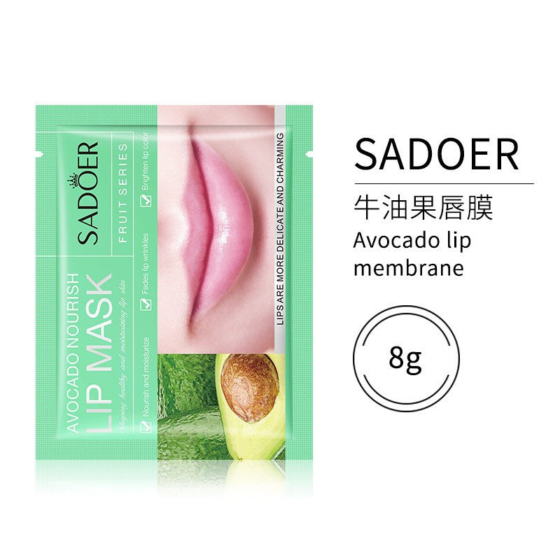 Full English Lip Mask SADOER Avocado Fruit Series Lip Mask