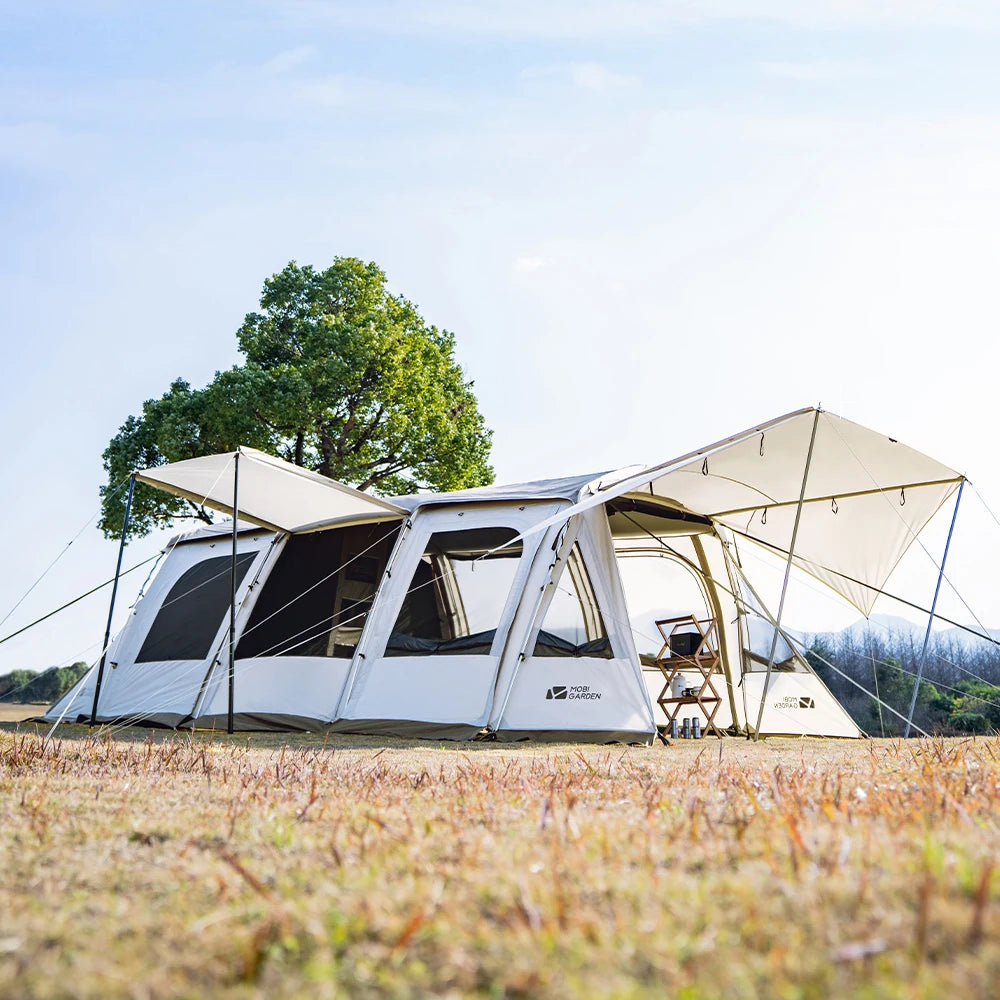 Camping Ls4 Tunnel Tent Living Shell Tent Large Camping Tent Extra Space