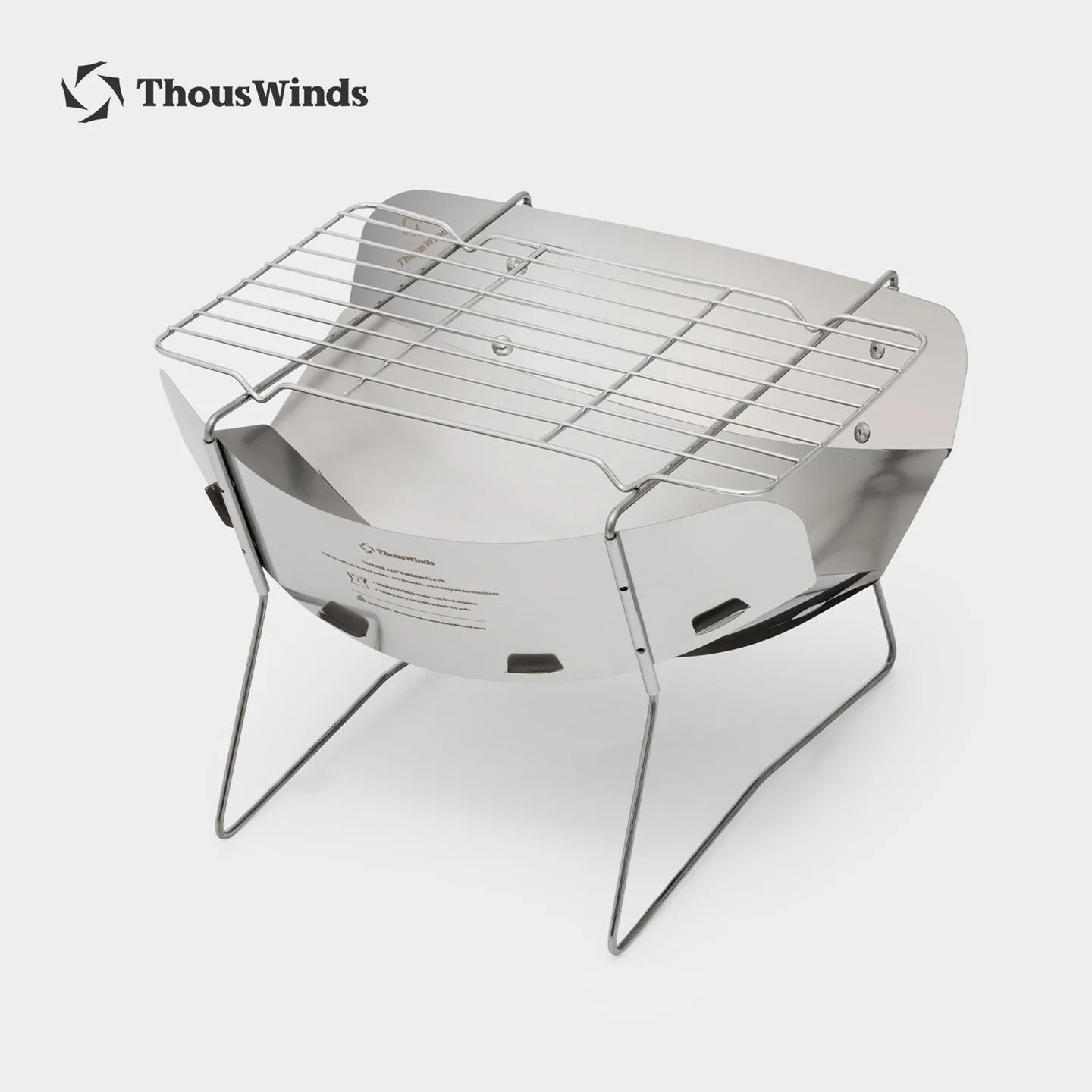 Ultralight Outdoor Foldable Stove Camping Quick-install Wood Stove Fire Pit for Trekking Heating Cooking