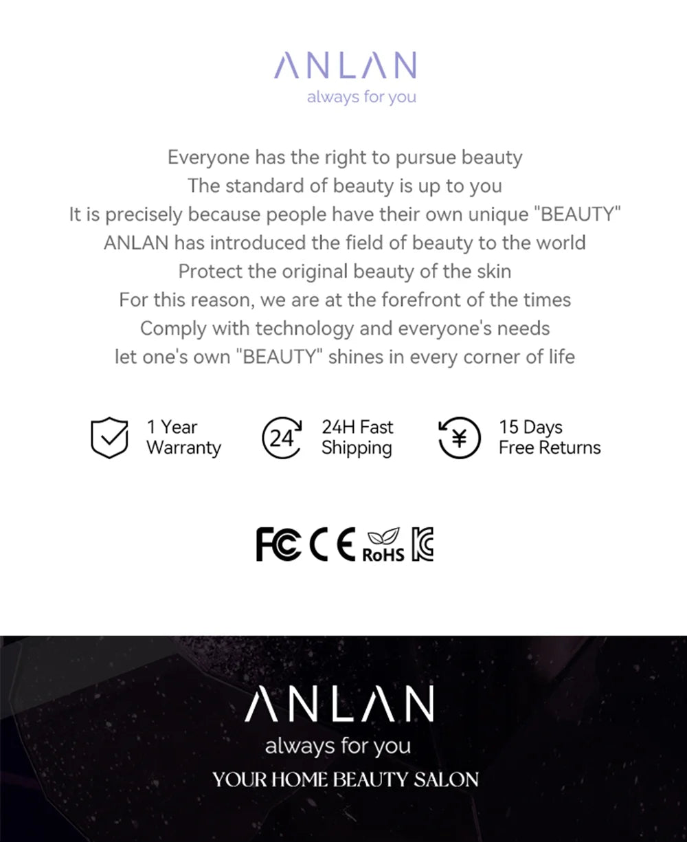 ANLAN V-Face Lifting Beauty Device 4-pole Double Chin Remove EMS Facial Slimming Red/Blue Light Heat Massage Face Lift Machine