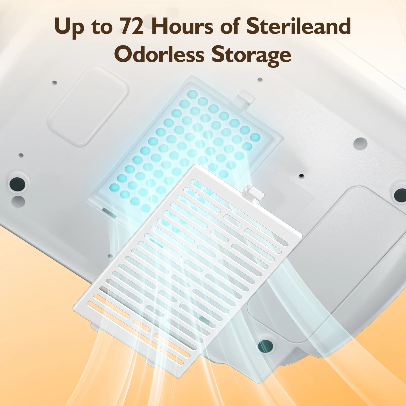 I YAN baby bottle care machine with sterilizer and dryer for bottles, breast pump accessories, and baby feeding items.