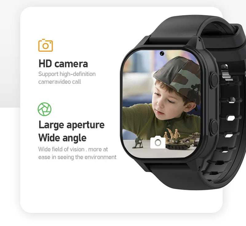 Wonlex 4G Smart Watch Kid SOS GPS WiFi Wristwatch Whatsapp KT19Pro Android8.1 with Video Call Camera Monitor Children smartwatch