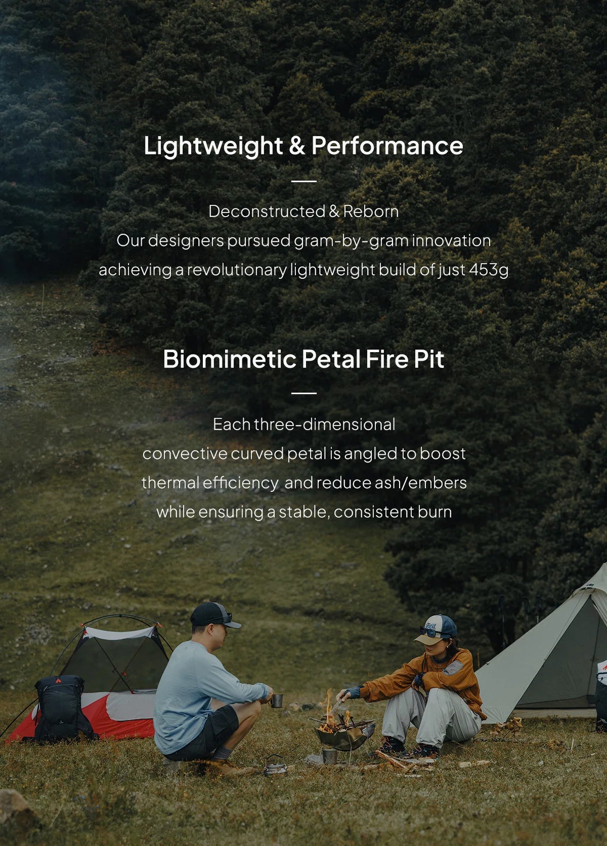 Ultralight Outdoor Foldable Stove Camping Quick-install Wood Stove Fire Pit for Trekking Heating Cooking