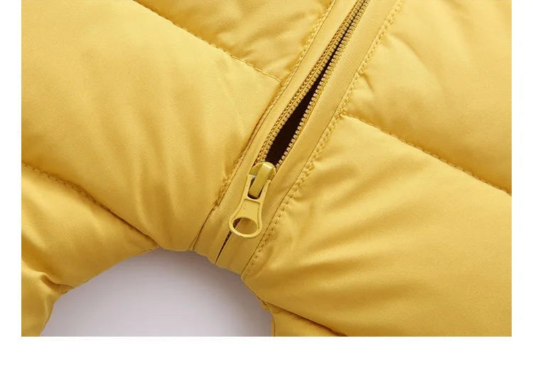 Winter Baby Romper Plus Velvet Warm Baby Girl Snowsuit Cartoon Rabbit Baby Boys Jumpsuit Toddler Girl Overalls