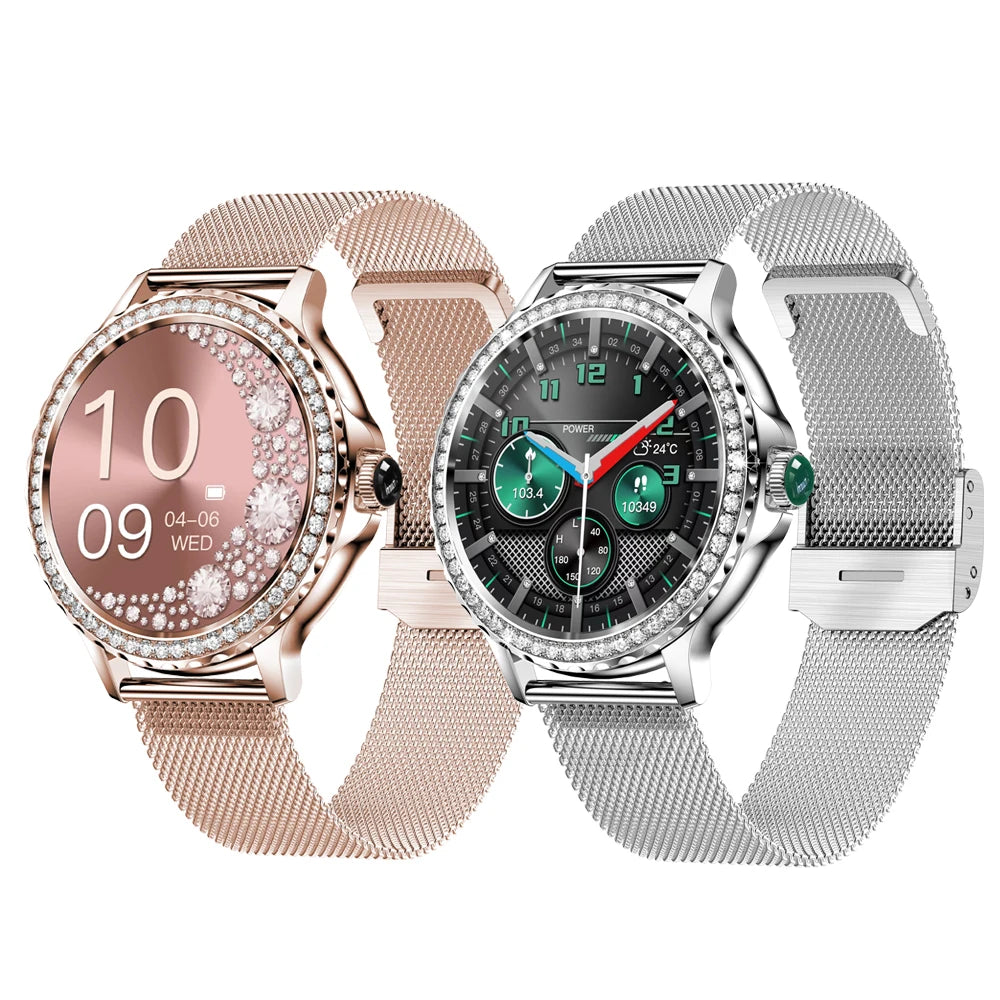 NX19 Sport Ladies Smart Watch Women  Fitness Tracker Heart Rate Smartwatch for Android IOS