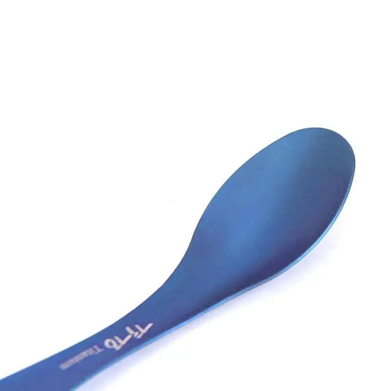 Titanium Spork Spoon Ultralight Cookware for Outdoor Camping Picnic Accessories Portable Hiking Travel 2 in 1 Tableware M5Z1