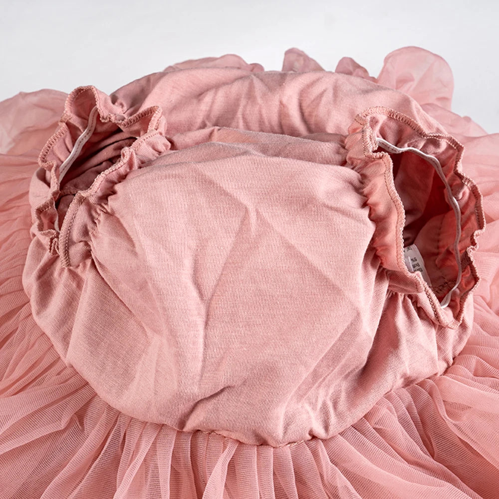 Baby Girls Tulle Tutu Bloomers Infant Newborn Diapers Cover 2pcs Short Skirts+Headband Set Girls Skirts Rainbow Baby Skirt