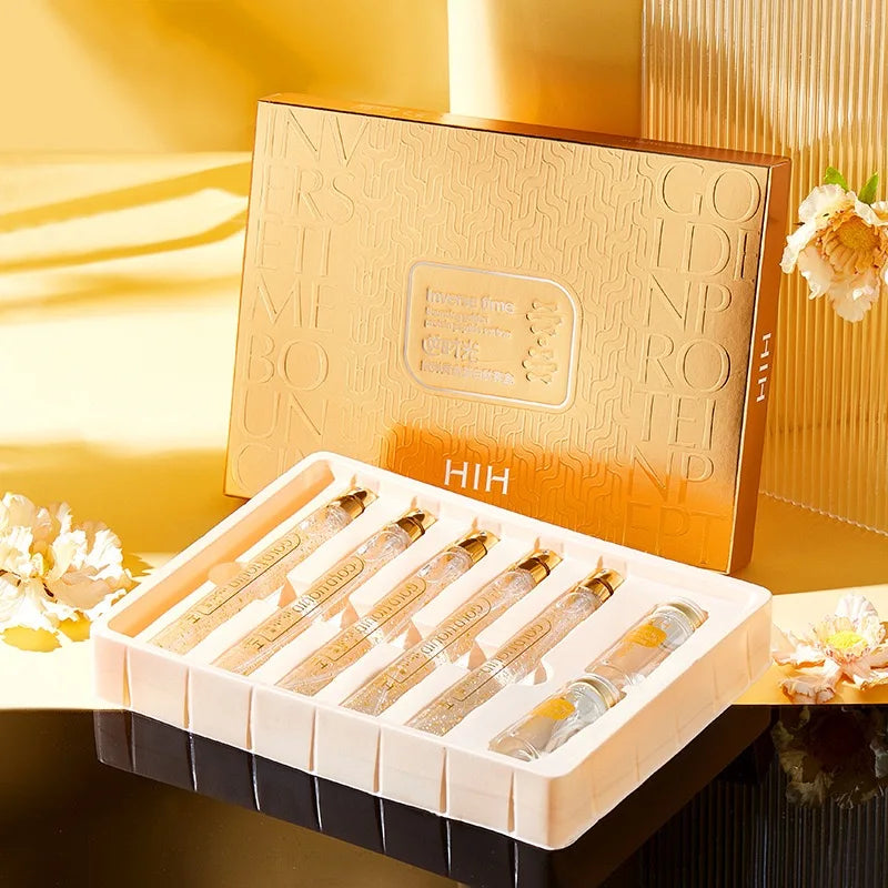 Face Lift d Silk Fbroin Line Carving Absorbable Radar Thread No Needle Collagen Facial Lift Hyaluronic Tightening Care