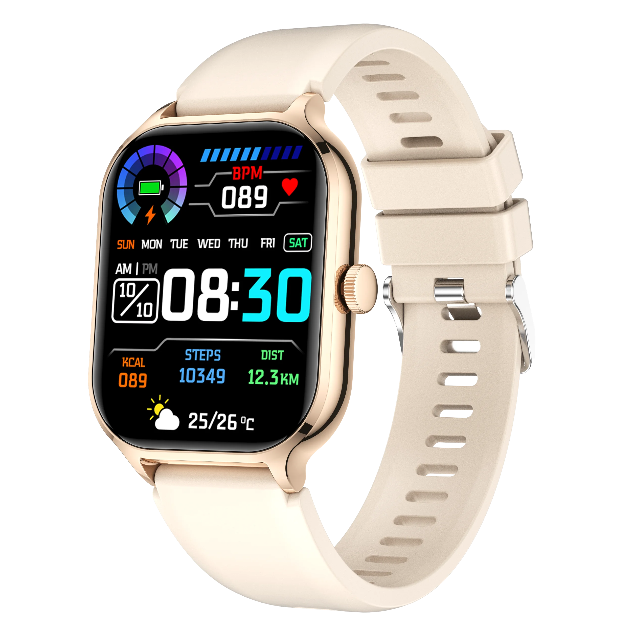 Hot Selling Z49 Smart Watch Fitness Waterproof Bt Smartwatch Watches Big Screen Women Manufacturer Custom Reloj Inteligente