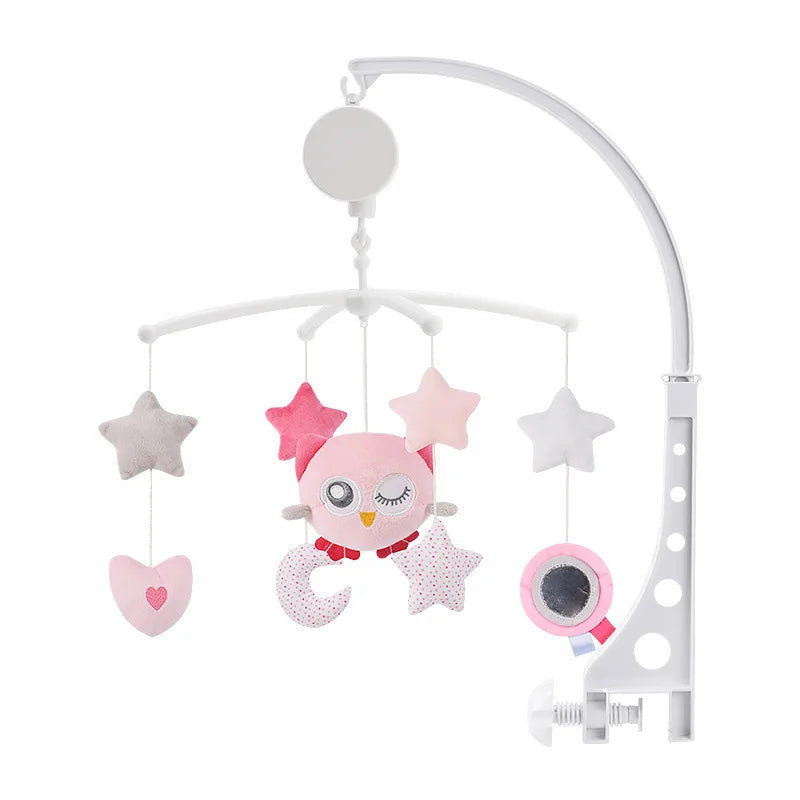 Baby Crib Mobile with Music & Rattles – Educational Toy for Newborns 0-12M - I YAN