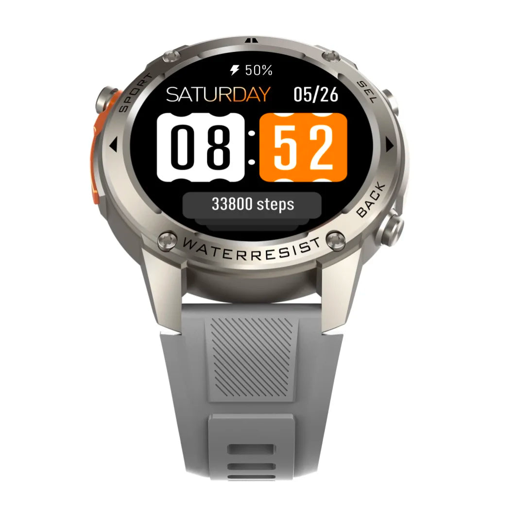 Smartwatch Con Android Offline GPS 5ATM Smart Watch Man Motion Trajectoring Recording Pedometer Steps Distance Calories