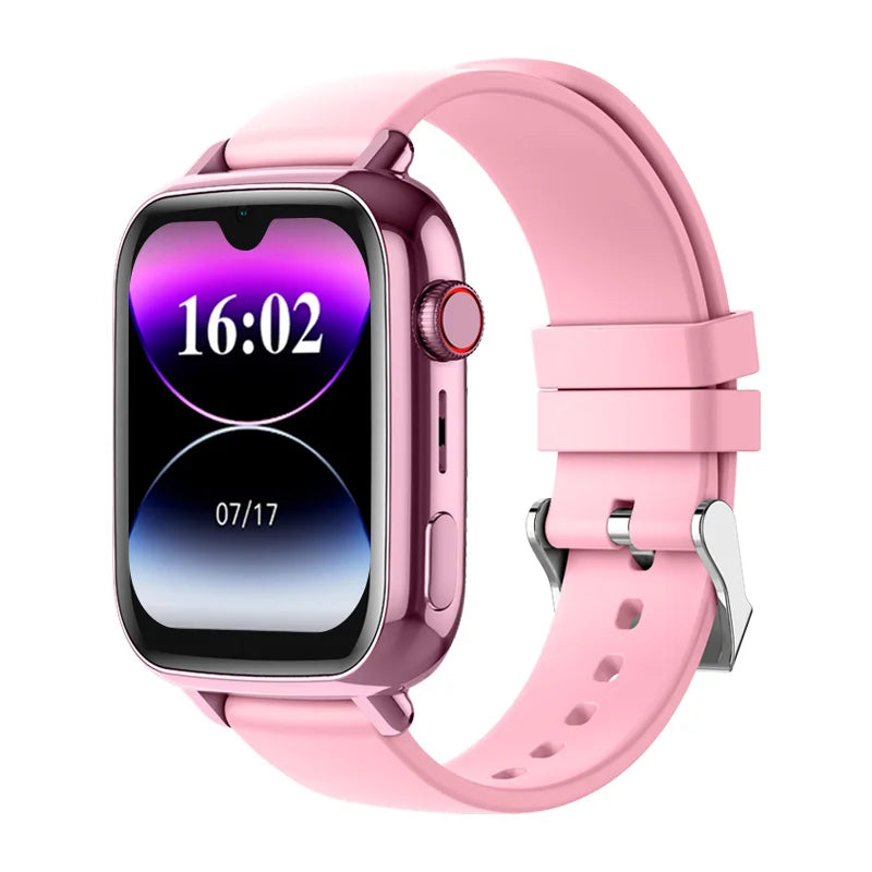 Wonlex KT34 ESIM Android Smartwatch Heart Rate Fitness GPS Tracker WIFI SOS Video Call 4G Kids Smart Watch