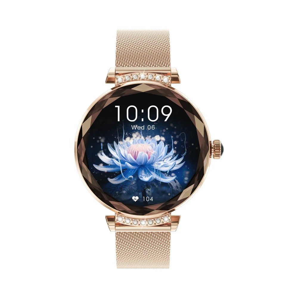 NX7 Pro AMOLED Smart Watch 1.19 Inch 390*390 Round Screen BT Calling IP68 Reloj NX7 Pro Smartwatch for Women