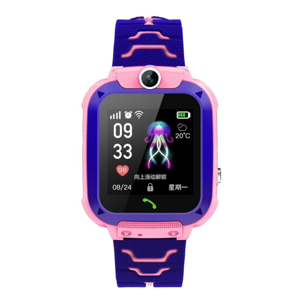 2026 Hot Sale Q12 Smartwatch 2G for Child Anti-lost SOS Call GSM LBS Location Kids Smart Watch Q12 Game Smart Watch Plastic IPS