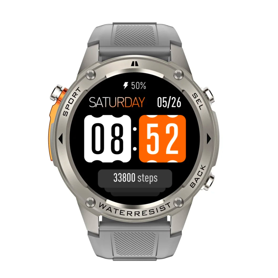 Smartwatch Con Android Offline GPS 5ATM Smart Watch Man Motion Trajectoring Recording Pedometer Steps Distance Calories