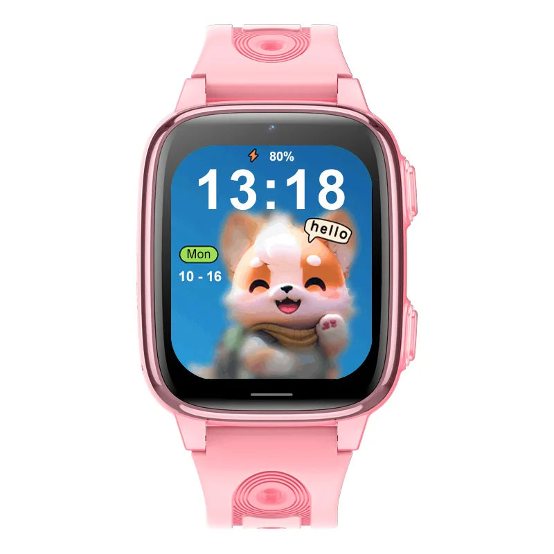 D51 Smartwatch Children SOS Button HD Video Call Class Mode LBS+WIFI Positioning 1.83inch Screen 4G Kids Smart Watch