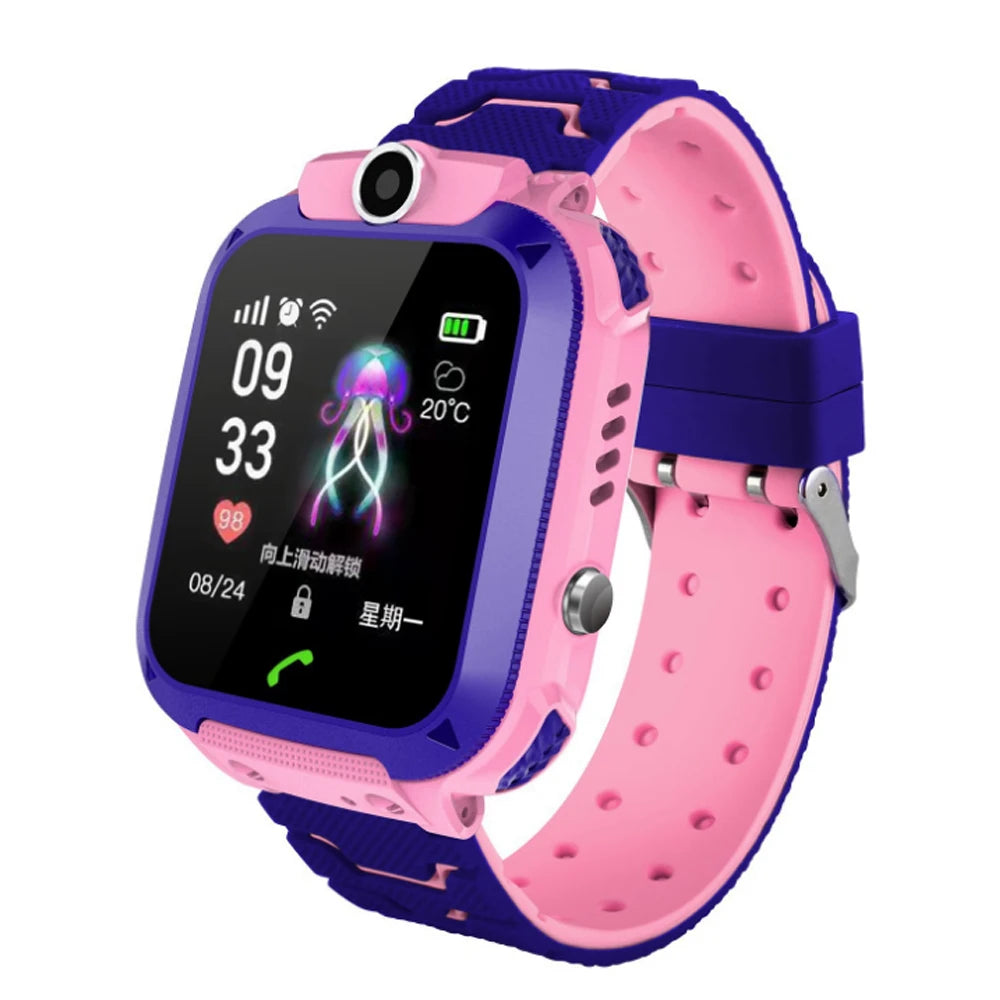 2026 Hot Sale Q12 Smartwatch 2G for Child Anti-lost SOS Call GSM LBS Location Kids Smart Watch Q12 Game Smart Watch Plastic IPS