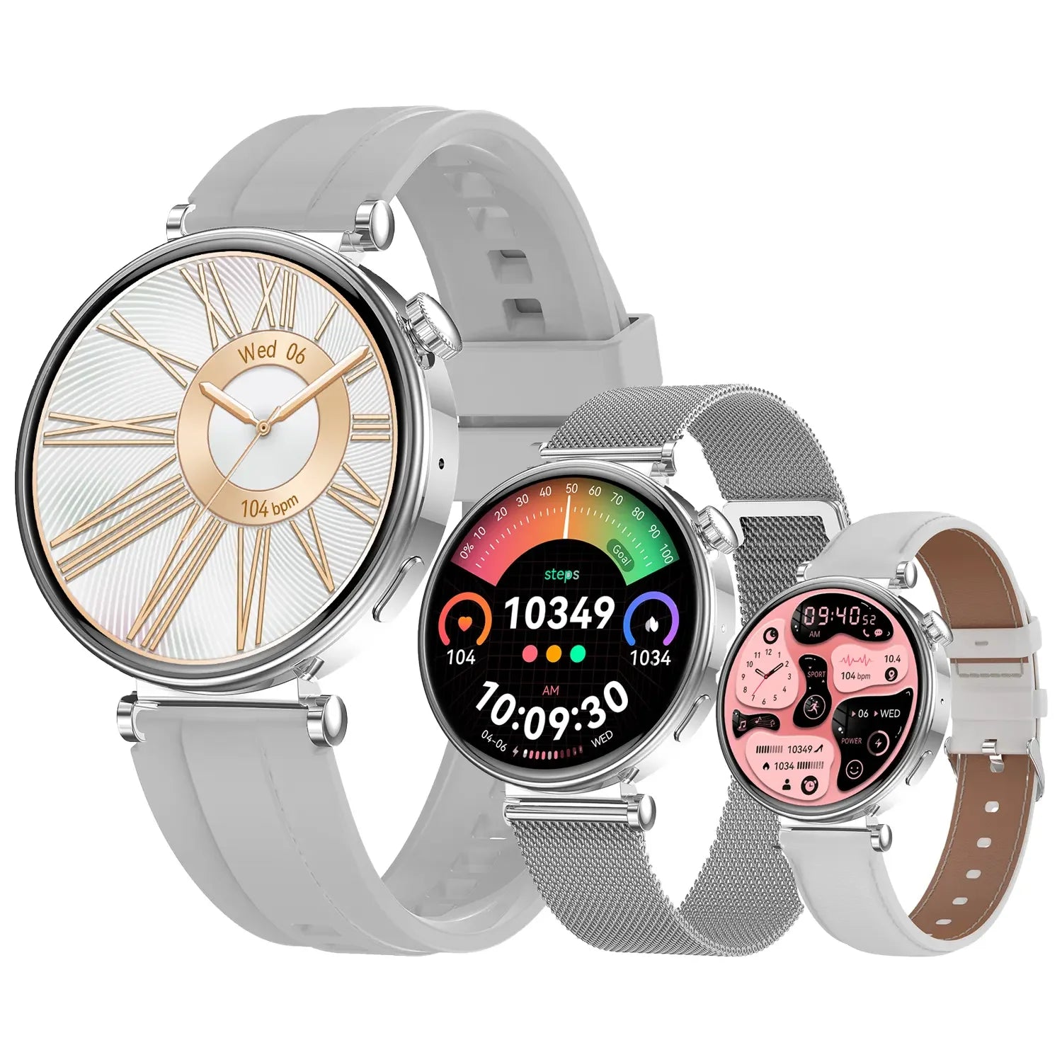 Newest 1.32" HK41 Smart Watch for Lady BT Call Heart Rate Sleep Monitor Women's Health Female Amoled Smartwatch Wearable Devices