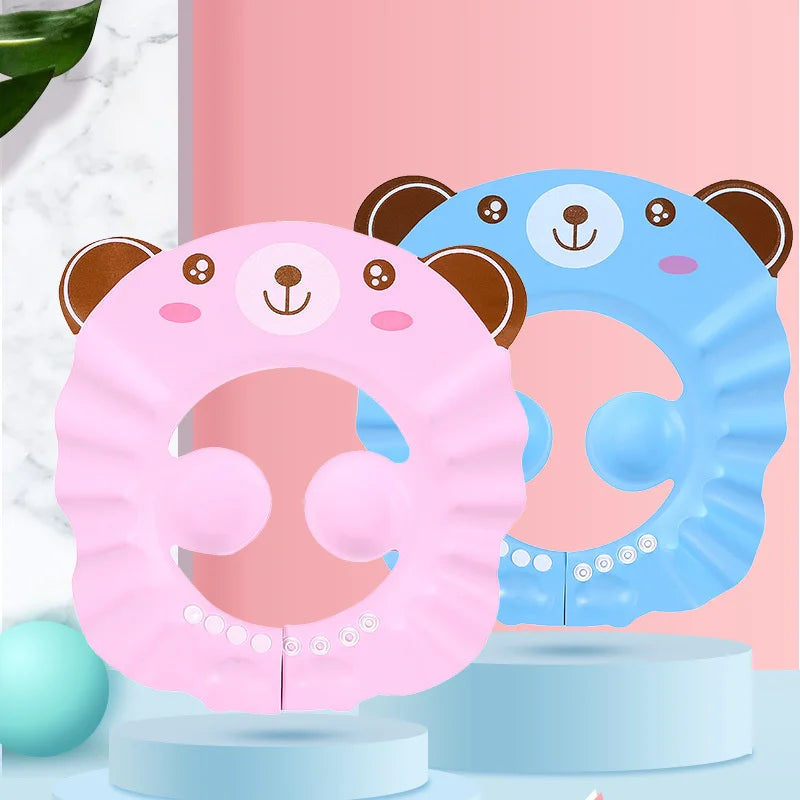 Baby Shower Cap – Adjustable Waterproof Shampoo Hat for Babies & Toddlers - I YAN
