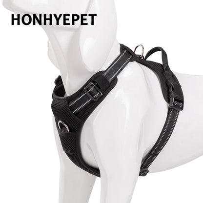 I YAN Truelove Pet Harness for medium and small dogs, explosion-proof chest strap suitable for outdoor safety, fits Golden Retrievers and Teddies
