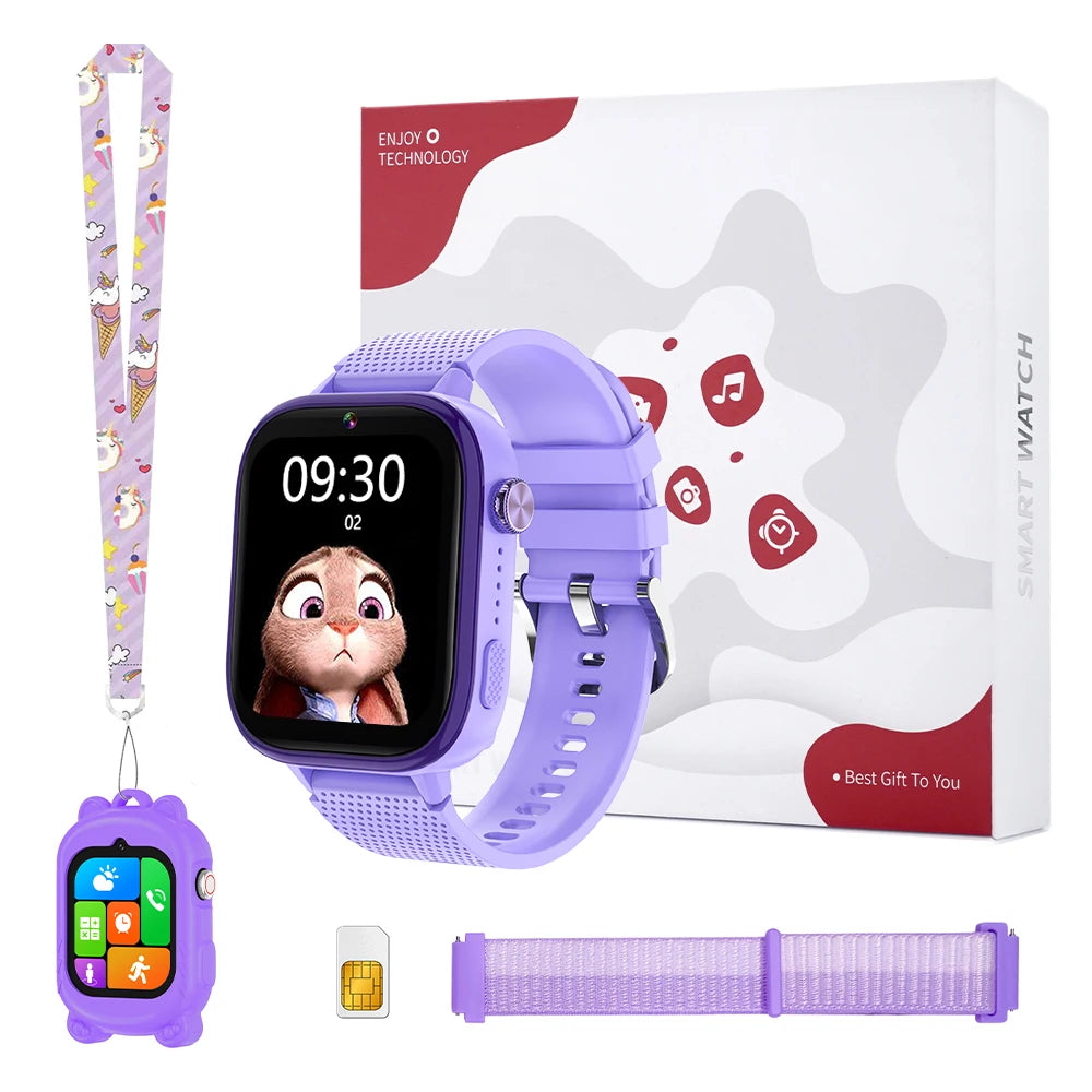 T49 Kids Smart Watch 1.83inch  4G HD Video Call Waterproof 700 MAh Android 8.1 GPS Location Tracking Children Smartwatch