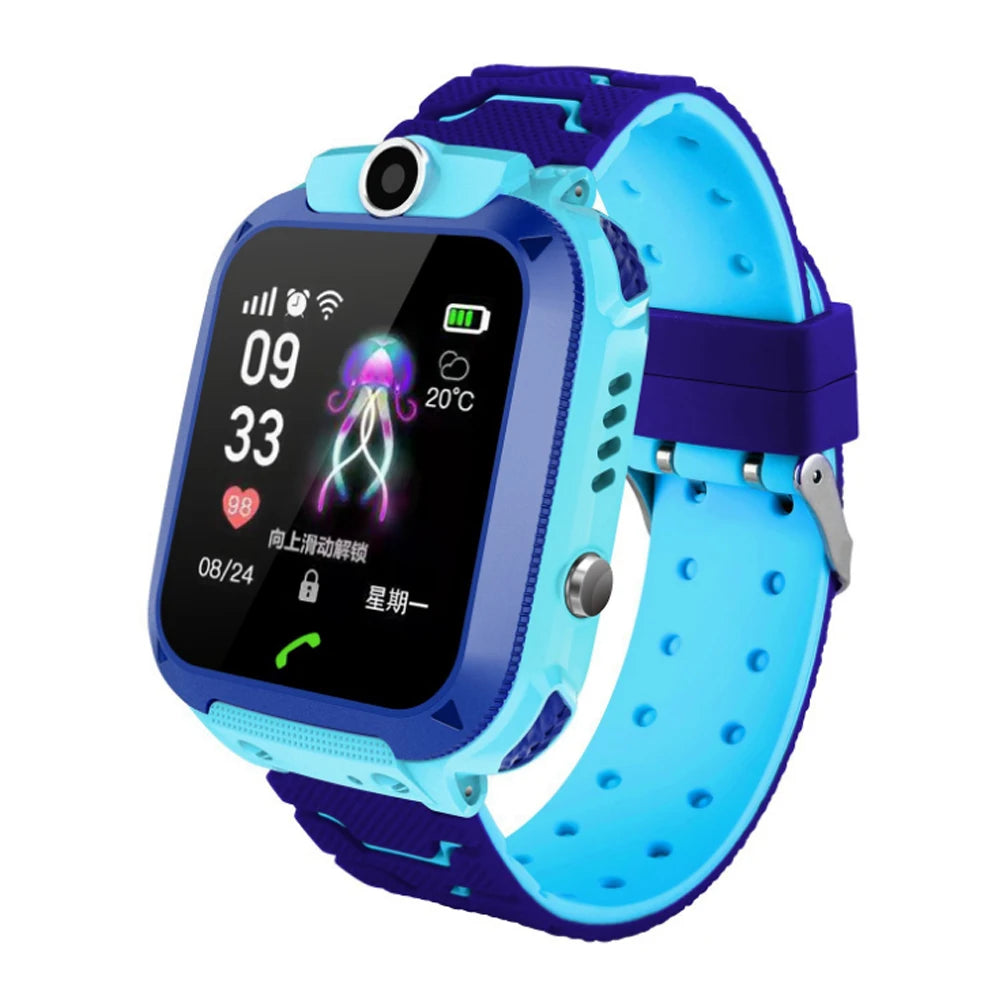 2026 Hot Sale Q12 Smartwatch 2G for Child Anti-lost SOS Call GSM LBS Location Kids Smart Watch Q12 Game Smart Watch Plastic IPS