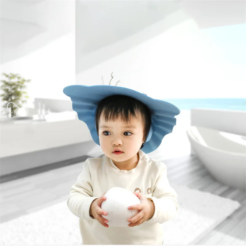 Baby Shower Cap – Adjustable Waterproof Shampoo Hat for Babies & Toddlers - I YAN
