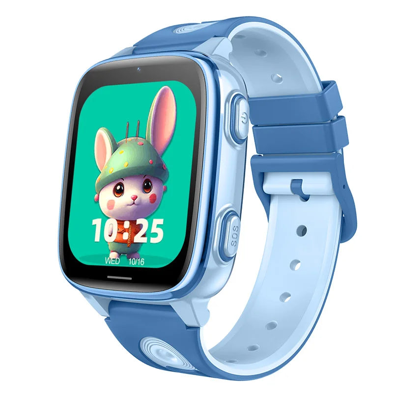 D51 Smartwatch Children SOS Button HD Video Call Class Mode LBS+WIFI Positioning 1.83inch Screen 4G Kids Smart Watch