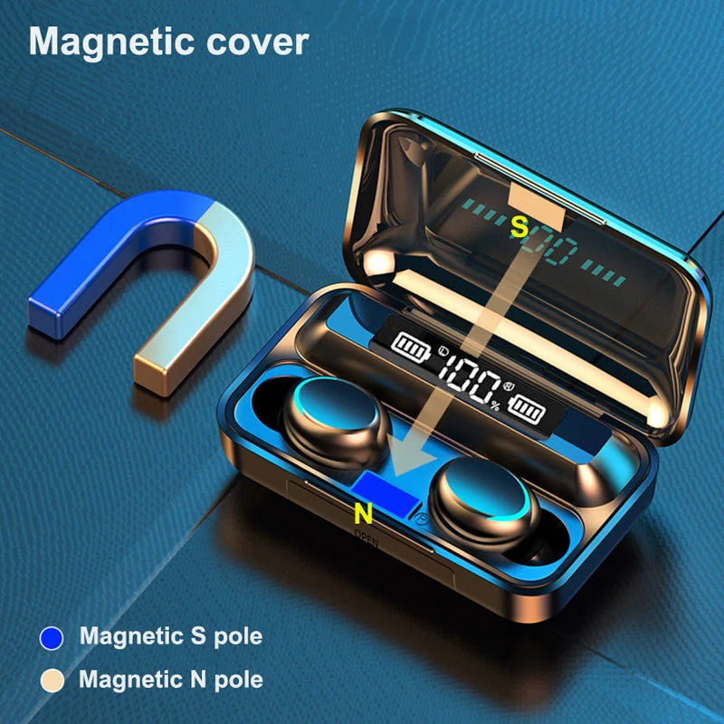 Earphone Headset Tws Earphone F9 Cheap Wireless Headphones Airbuds Wireless Earbuds Universal Earphone