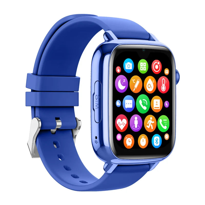 Wonlex KT34 ESIM Android Smartwatch Heart Rate Fitness GPS Tracker WIFI SOS Video Call 4G Kids Smart Watch