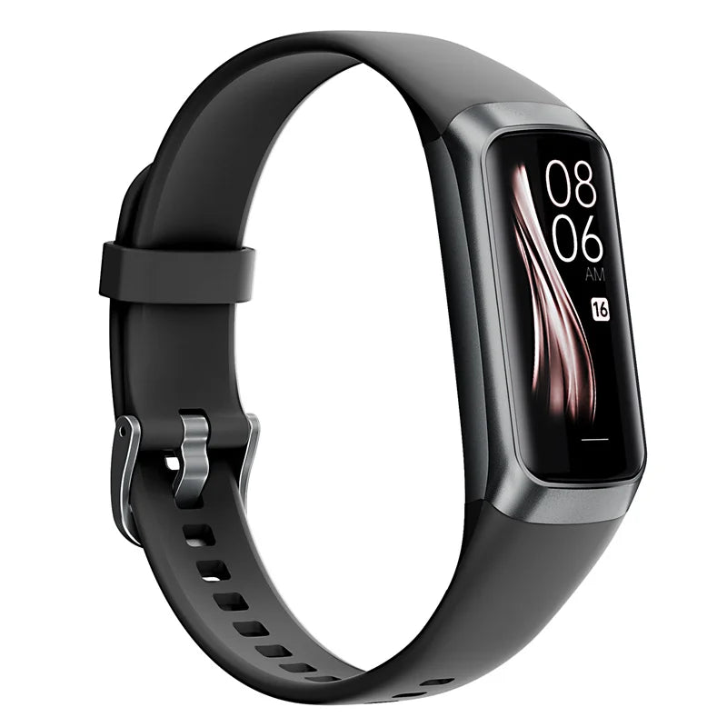 C60 2024 Smart Bracelet with Thermometer Pedometer IP67 Waterproof Sport  Band AMOLED Watch for Men Women Smartwatch Watch