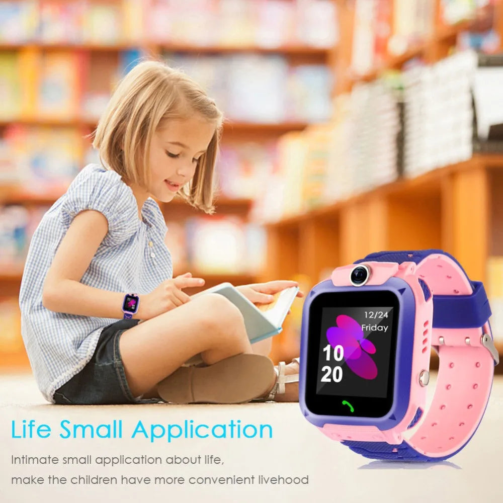 Kids Smart Watch SOS SIM Card LBS Tracker – Waterproof Phone Watch with Camera for Boys & Girls (Q19 / Z1 / A28 / Q88) - I YAN