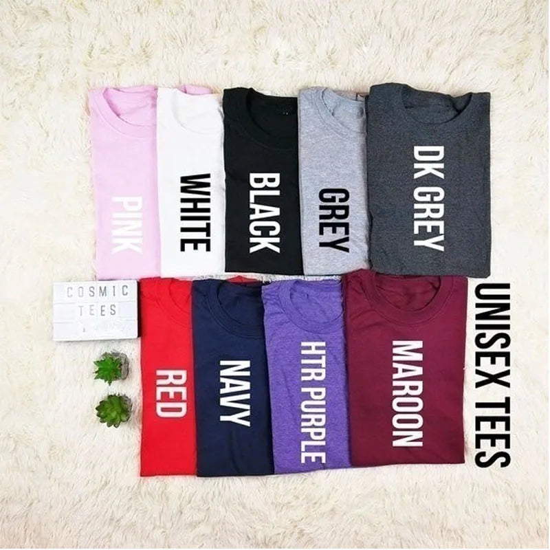 Unisex K-Pop Dad & Mom funny birthday matching T-shirt by I YAN, featuring playful design for parents celebrating birthdays