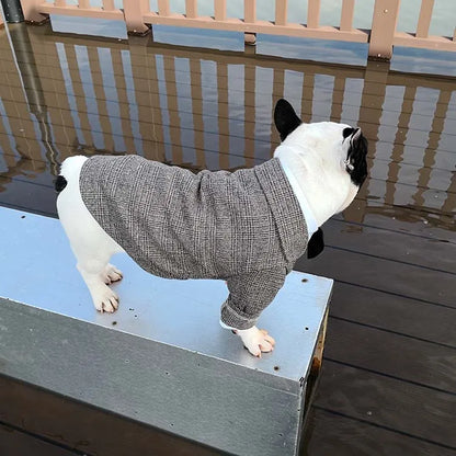 WANGUPET Sack Suit Woollen Coat and Vest Dog Clothes Wedding Party Suits For Small Dogs and Cat Pet Clothes Dog Coat Pet Costume