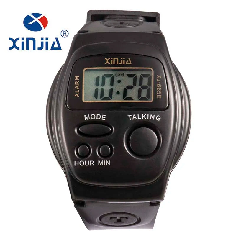 Old Men And Women Talking Watch Speak English Blind Electronic Digital Sports WristWatches For The Elder - I YAN