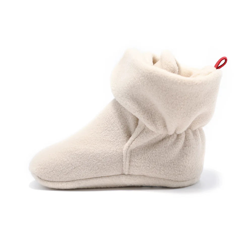 Unisex Baby Newborn Coral Fleece Bootie Winter Warm Infant Toddler Crib Shoes Girls Boys Floor First Walkers Boots