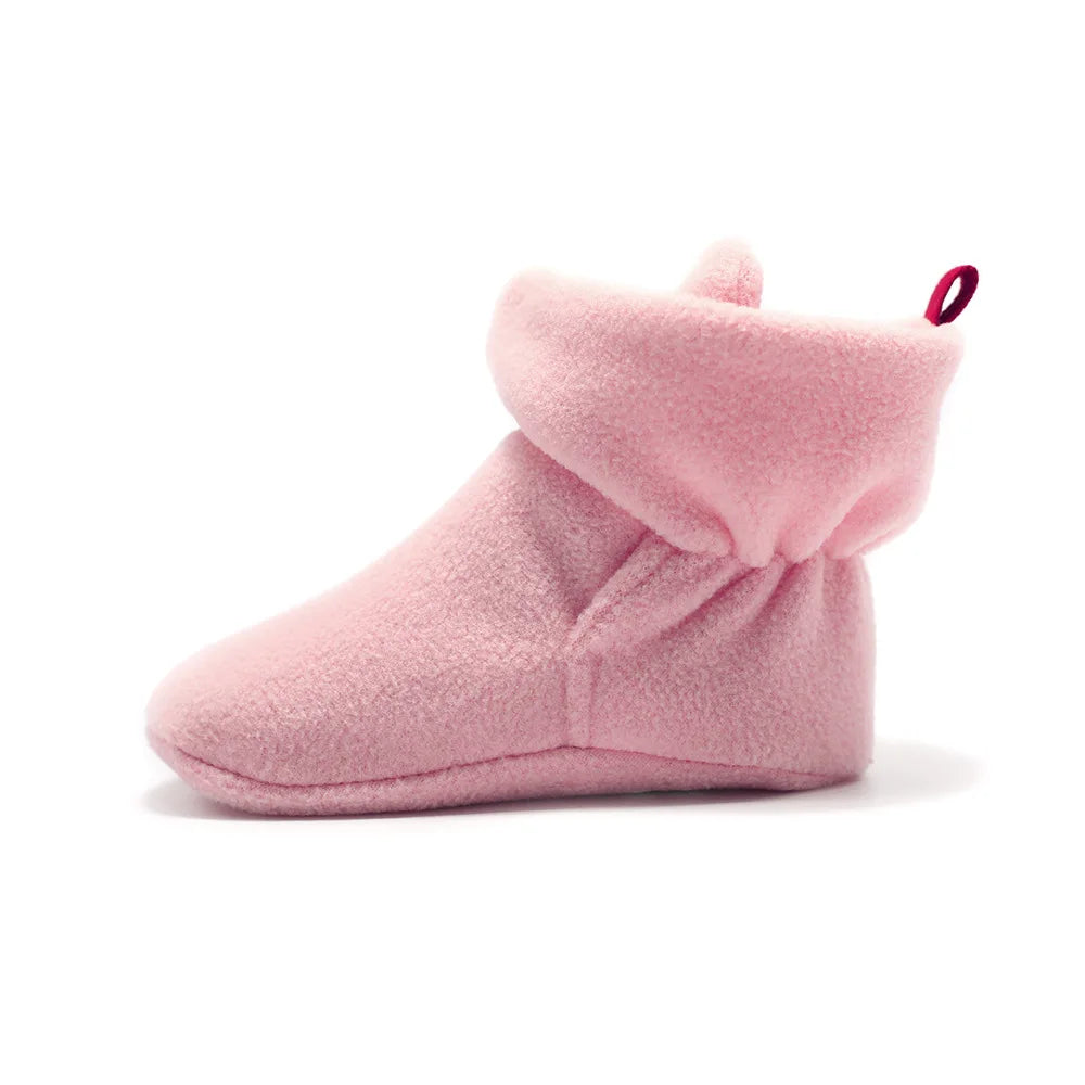 Unisex Baby Newborn Coral Fleece Bootie Winter Warm Infant Toddler Crib Shoes Girls Boys Floor First Walkers Boots